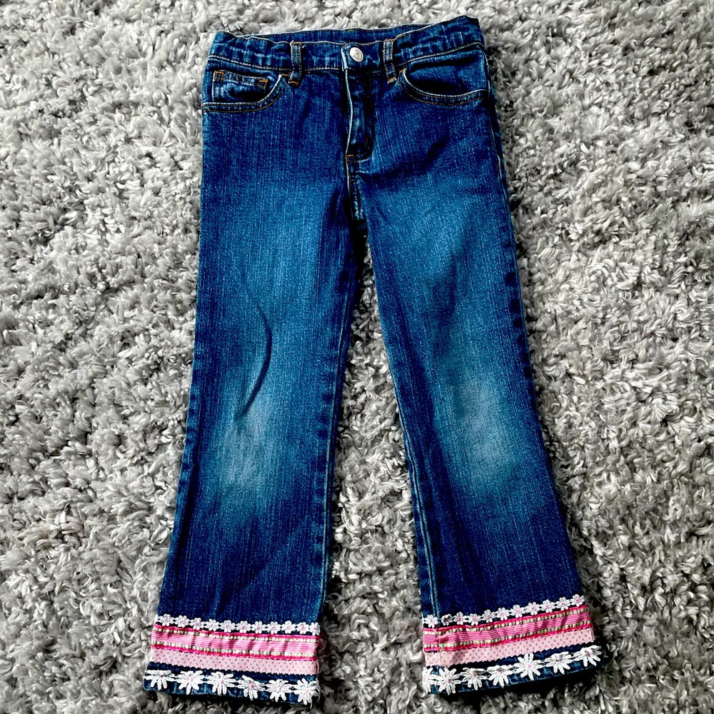 Lilly Pulizter Girls Jeans, size 5